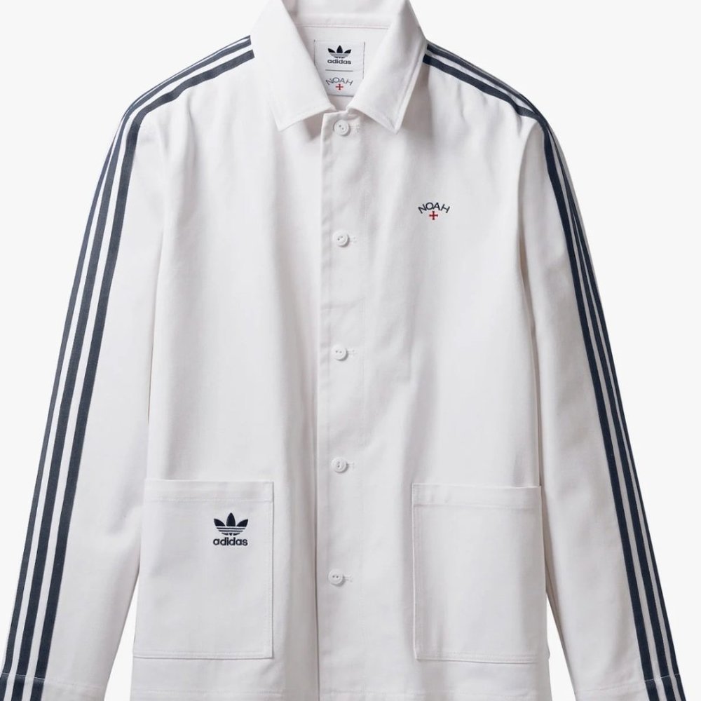 Noah x adidas Chore Coat  WHITE Men's MEDIUM